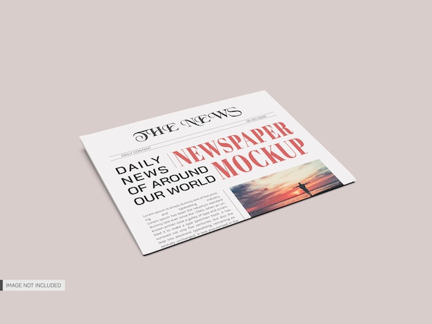 Newspaper mockup