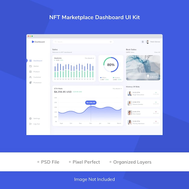 NFT Marketplace Dashboard UI Kit