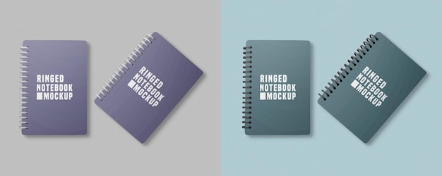 Notebook set mockup