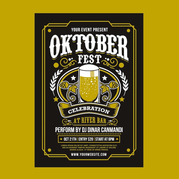 Oktoberfest Celebration Flyer