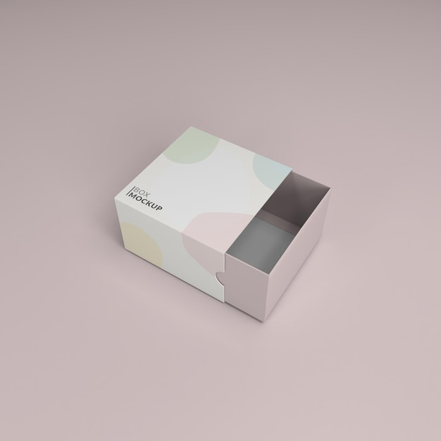 open square box mockup