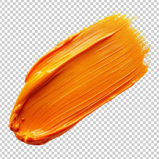 PSD orange yellow brush stroke