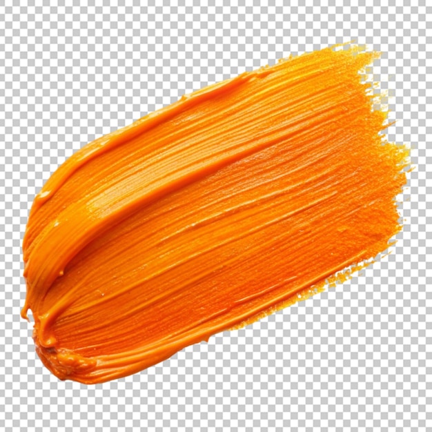 PSD orange yellow brush stroke