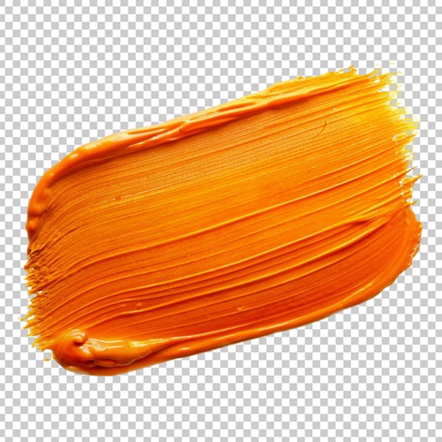 PSD orange yellow brush stroke