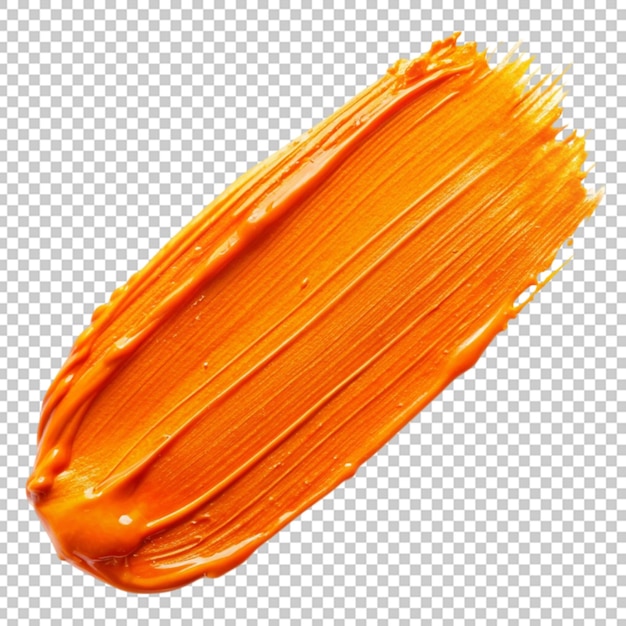 PSD orange yellow brush stroke