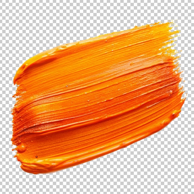 PSD orange yellow brush stroke