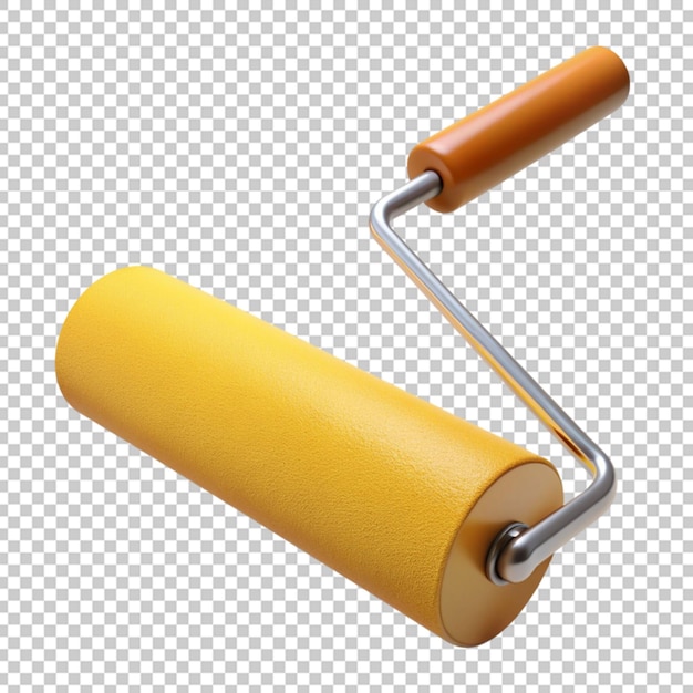 PSD paint roller icon 3d rendering