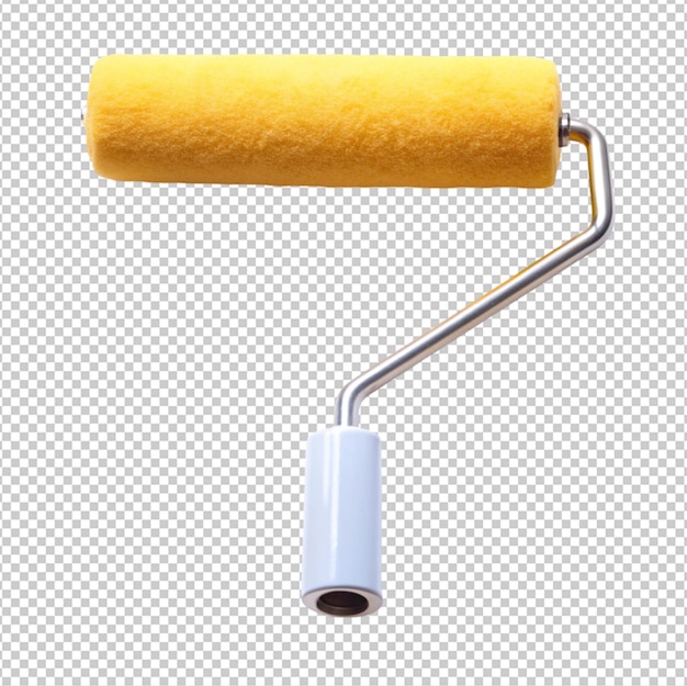 PSD paint roller isolated on transparent background