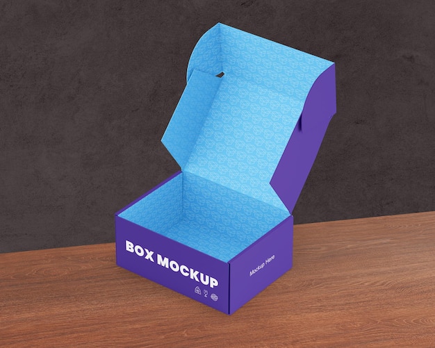 PSD paper box mockup