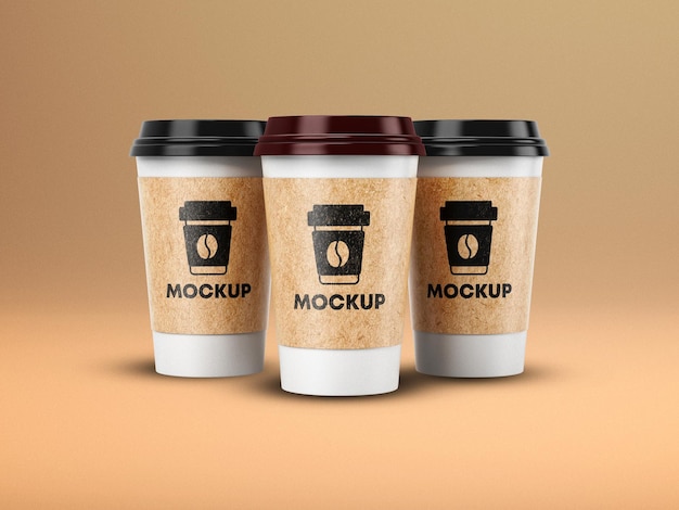 Paper cup mock up