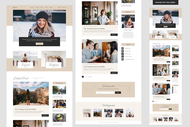 Personal Blog Website Template