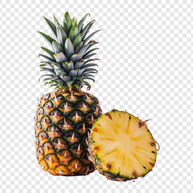 PSD pineapple on a transparent background