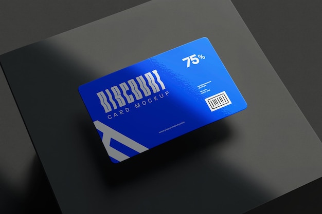 Plastic Discount Card Mockup