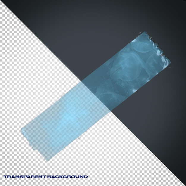 PSD plastic texture blue tapes