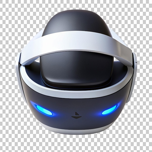 PlayStation vr top view on transparent background