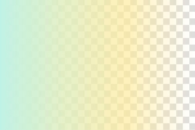 PSD png blue yellow gradient transparent background