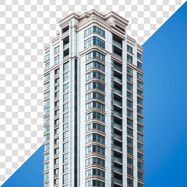 PSD png modern highrise building architecture