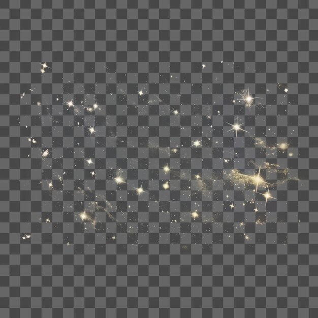 PSD png transparent sparkling stars night sky