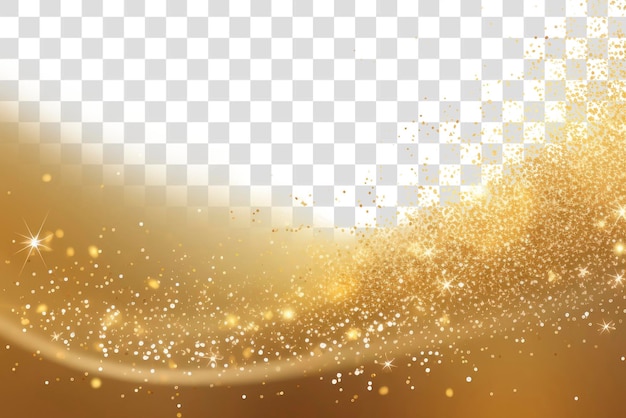 PSD png vector golden background glitter sparkle space