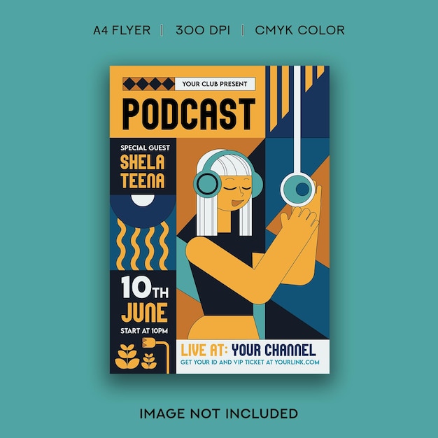 PSD podcast live flyer