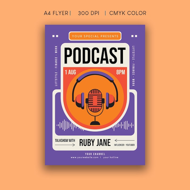 PSD podcast live flyer