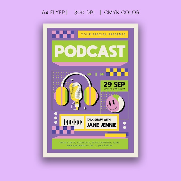 PSD podcast live flyer