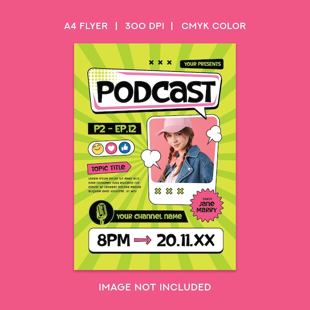 Podcast Live Flyer