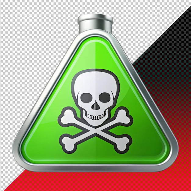 poison icon on transperent background