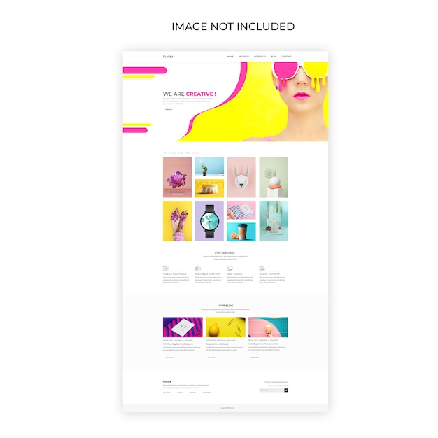 Portfolio web template