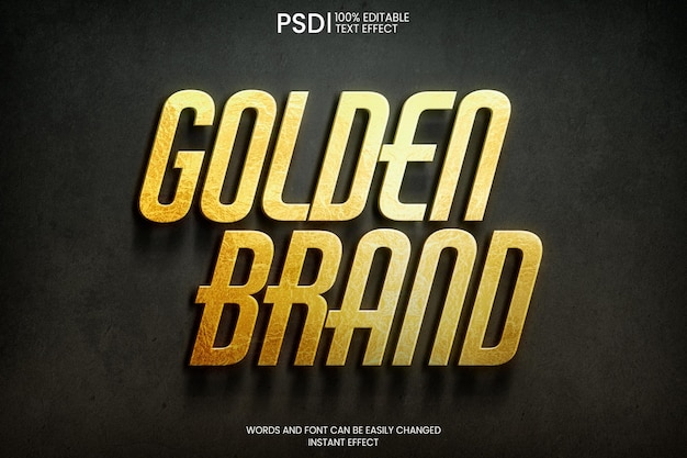 PSD a poster for gold brand called gold brand