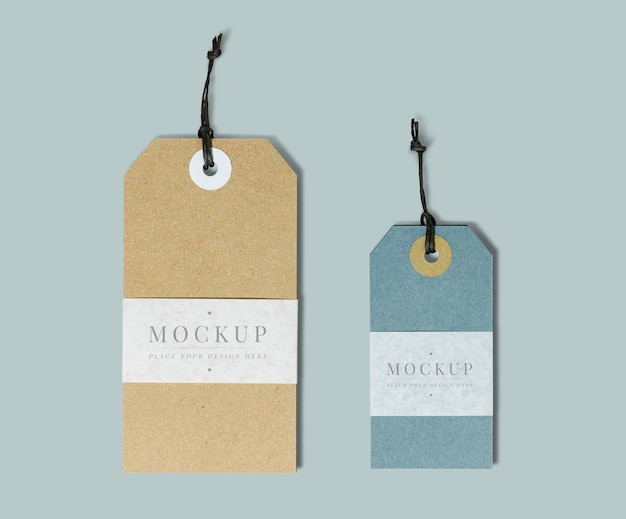 PSD premium quality clothing label mockup