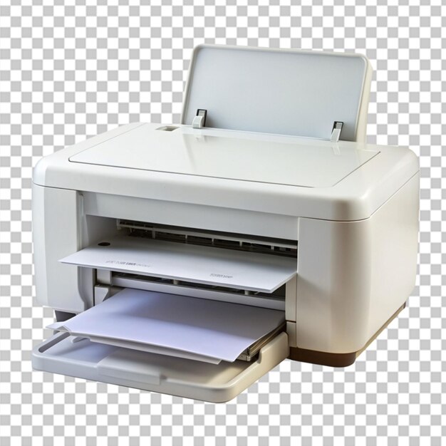 printer isolated on transparent background