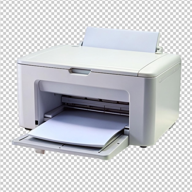 printer on transparent background