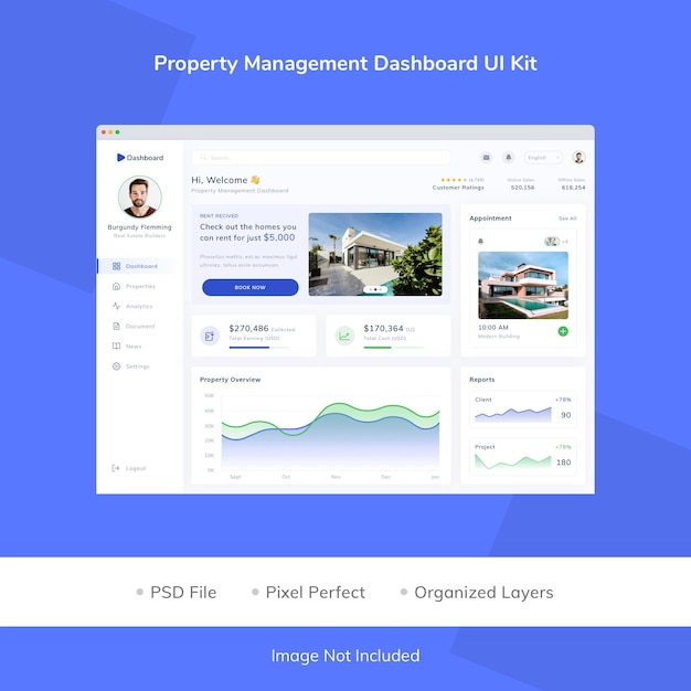 Property Management Dashboard UI Kit