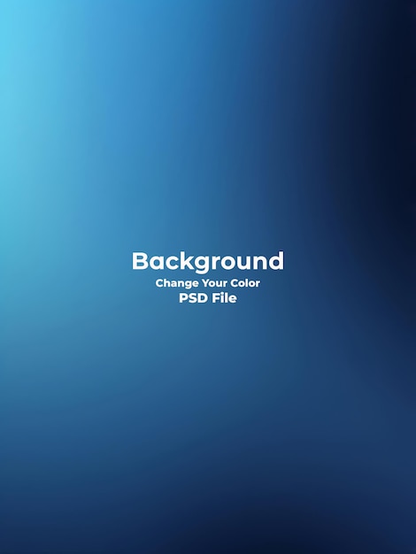 PSD Abstract blue gradient background looks modern blurry textured blue wallpaper