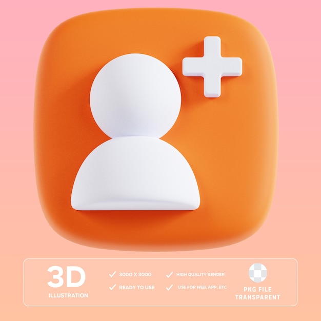 PSD add 3D Illustration