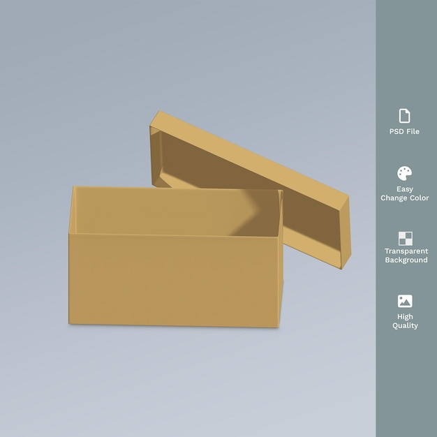 PSD psd box packaging 3d