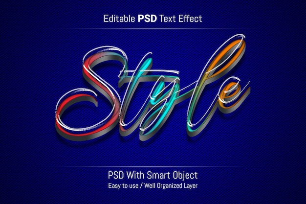 PSD Editable Text Effect