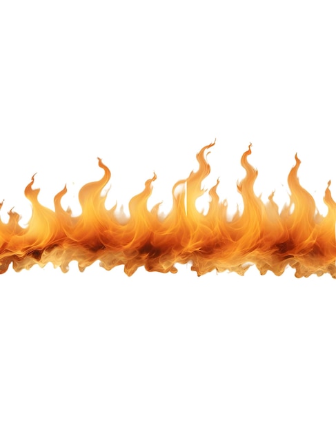 PSD psd fire flame isolated on a transparent background for social media poster and banner post