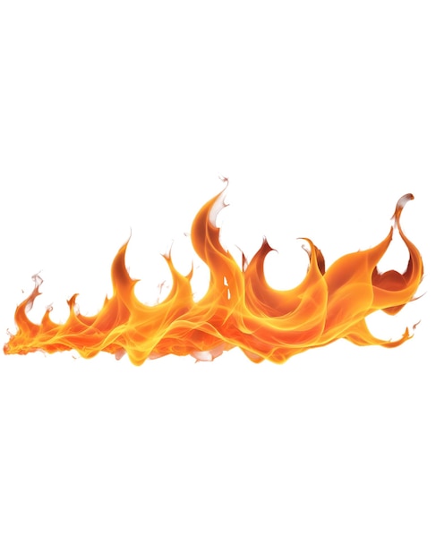 PSD psd fire flame isolated on a transparent background for social media poster and banner post