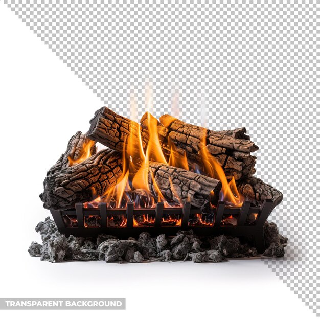 PSD psd fireplace room isolated without background