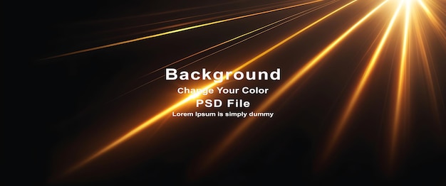 PSD psd flare light effects sunlight lens sun rays light effects overlays or golden flare