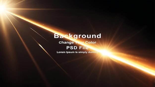 PSD psd flare light effects sunlight lens sun rays light effects overlays or golden flare