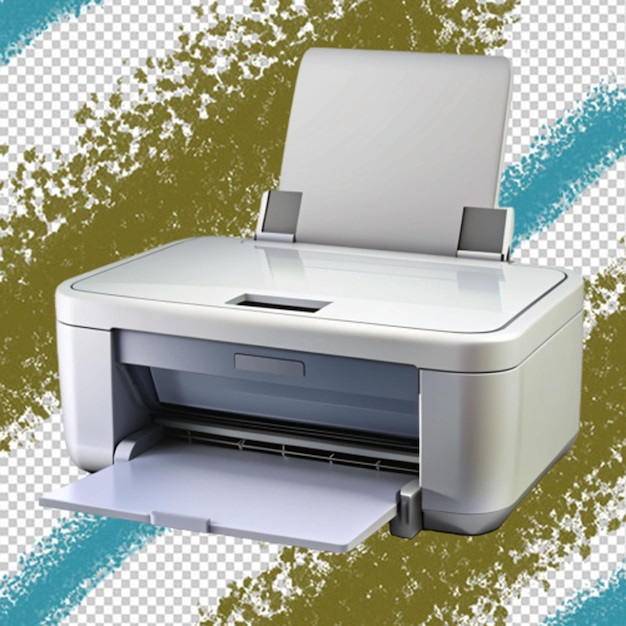 PSD of a printer on transparent background