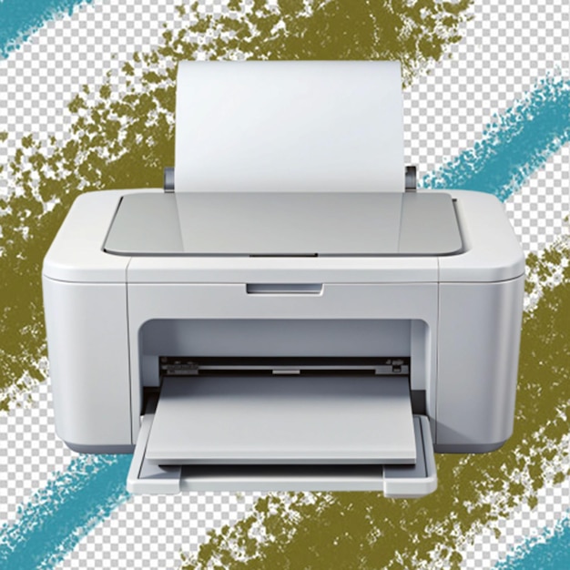 PSD of a printer on transparent background