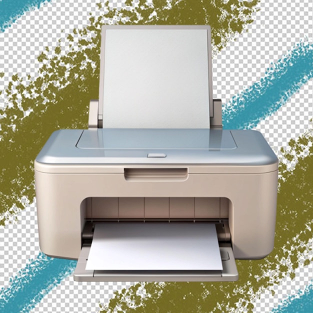 PSD of a printer on transparent background