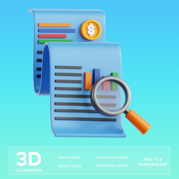 PSD psd risk management 3d illustration