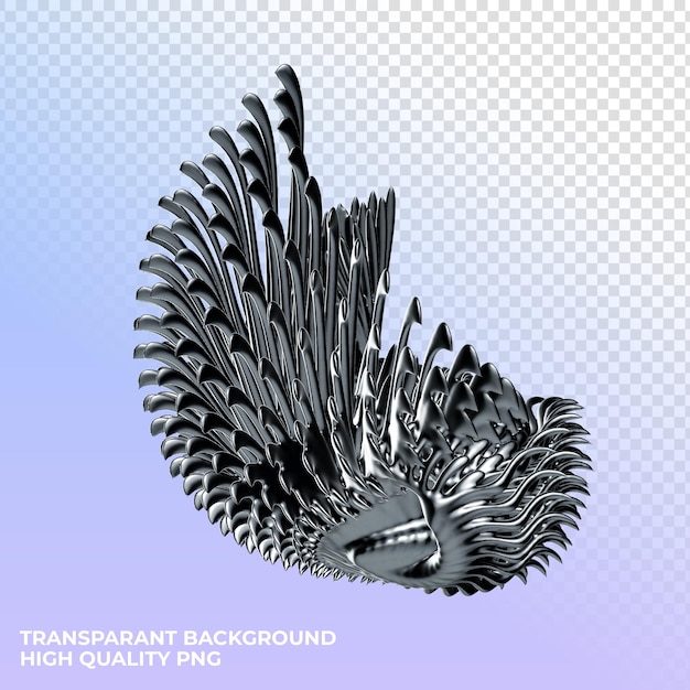 PSD psd transparant chrome render shape