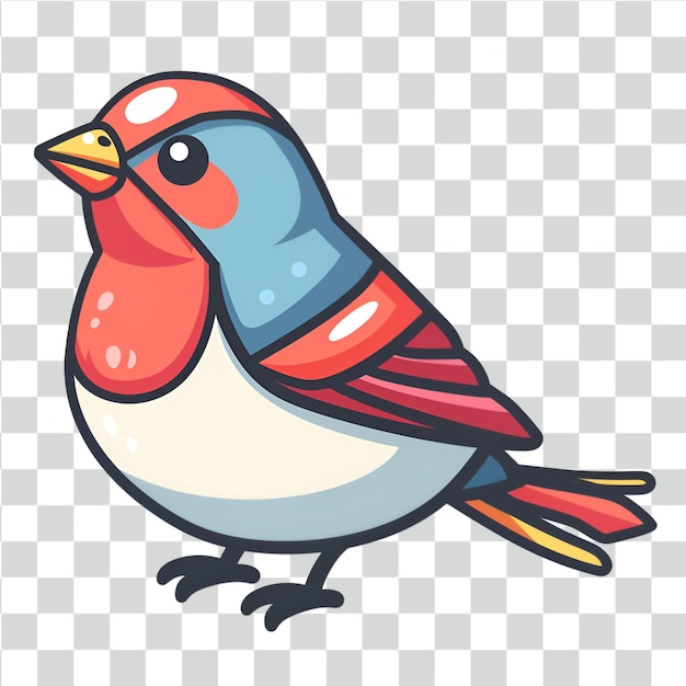 PSD psd vogel clipart op doorzichtige achtergrond