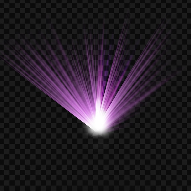 PSD purple glowing light effect